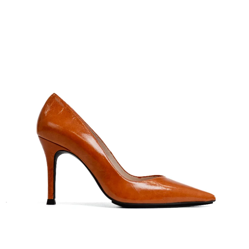 LODI Tan Leather Court Shoe