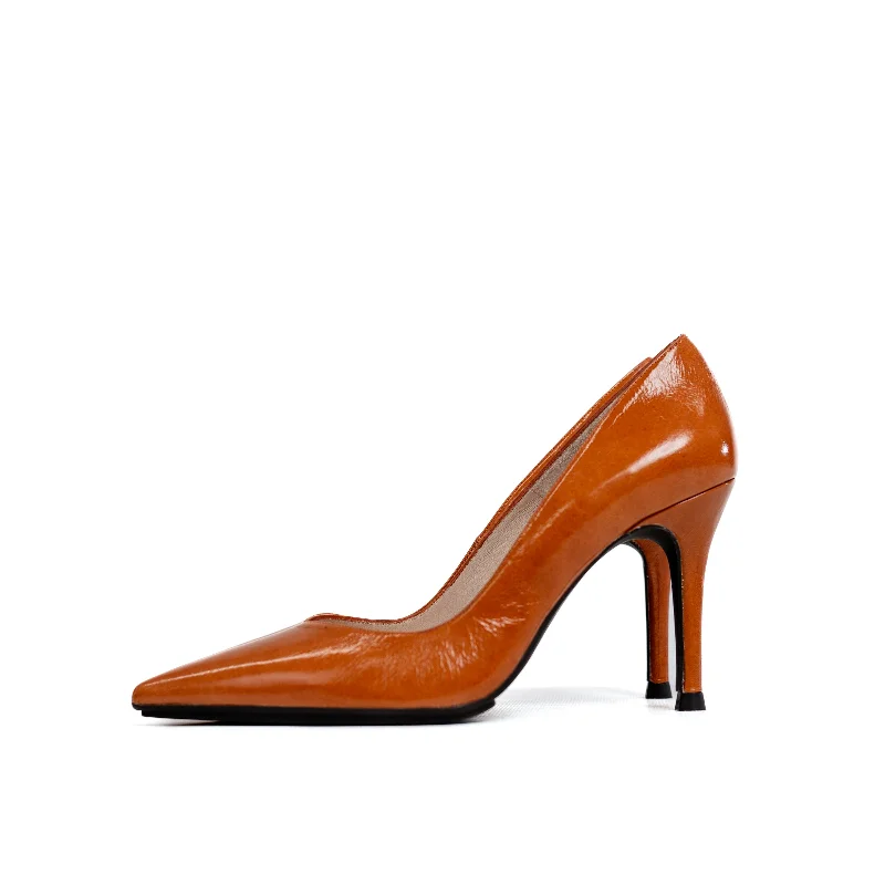 LODI Tan Leather Court Shoe