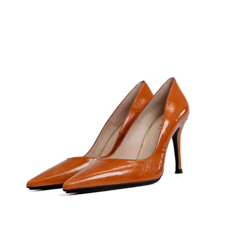 LODI Tan Leather Court Shoe