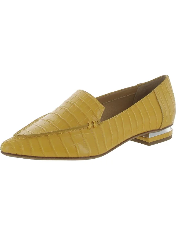 Starland Womens Faux Leather Slip On Loafers