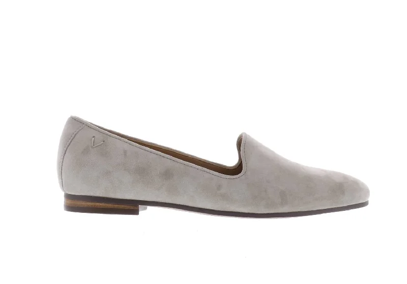 Women's Willa Flat Loafers In Dark Taupe Suede