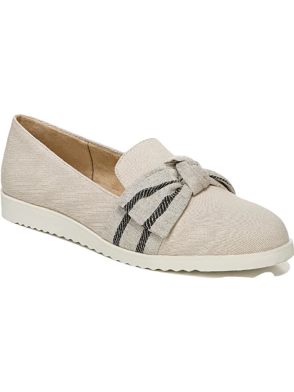 Zest Womens Bow Slip-On Loafers