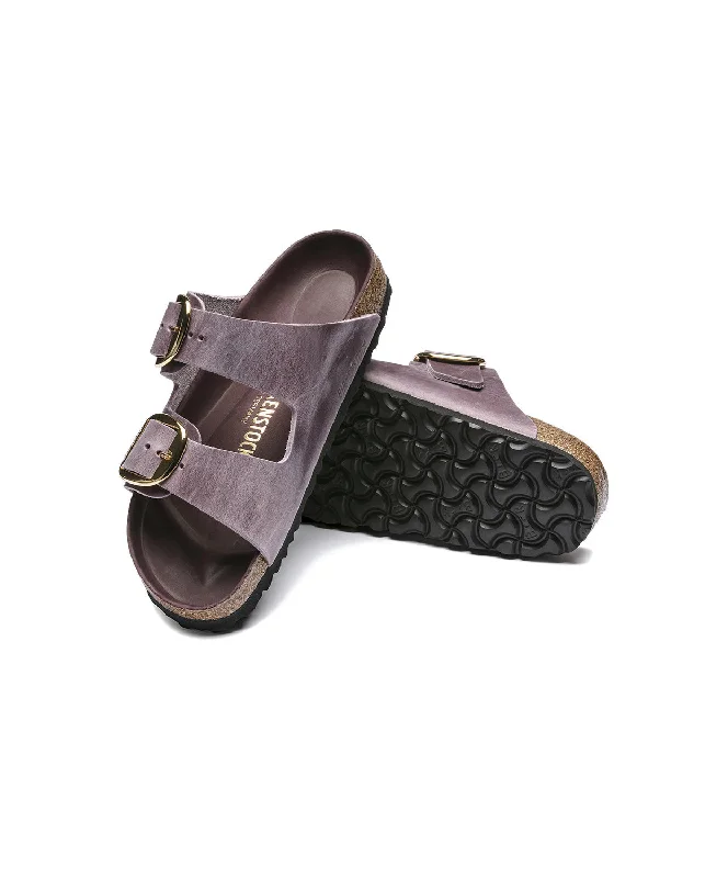 Birkenstock Arizona Big Buckle Oiled Leather Lavender Blush Sandals