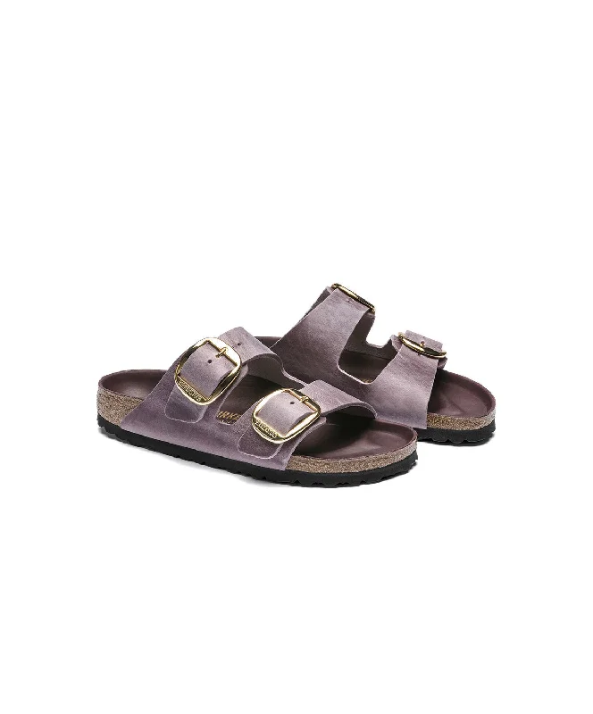 Birkenstock Arizona Big Buckle Oiled Leather Lavender Blush Sandals