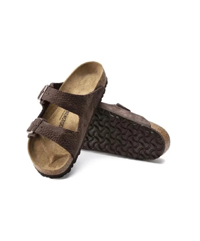 Birkenstock Arizona Nubuck Leather Desert Buck Roast Sandals