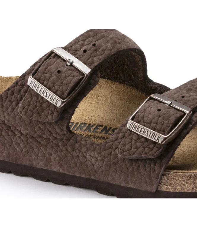 Birkenstock Arizona Nubuck Leather Desert Buck Roast Sandals