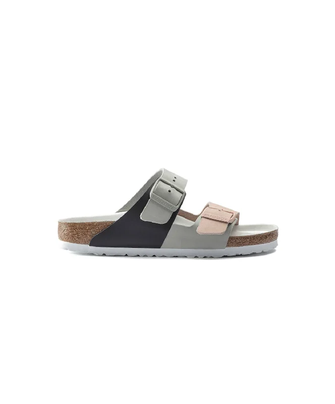 Birkenstock Arizona Split Nubuck Leather Mineral/Light Rose Sandals