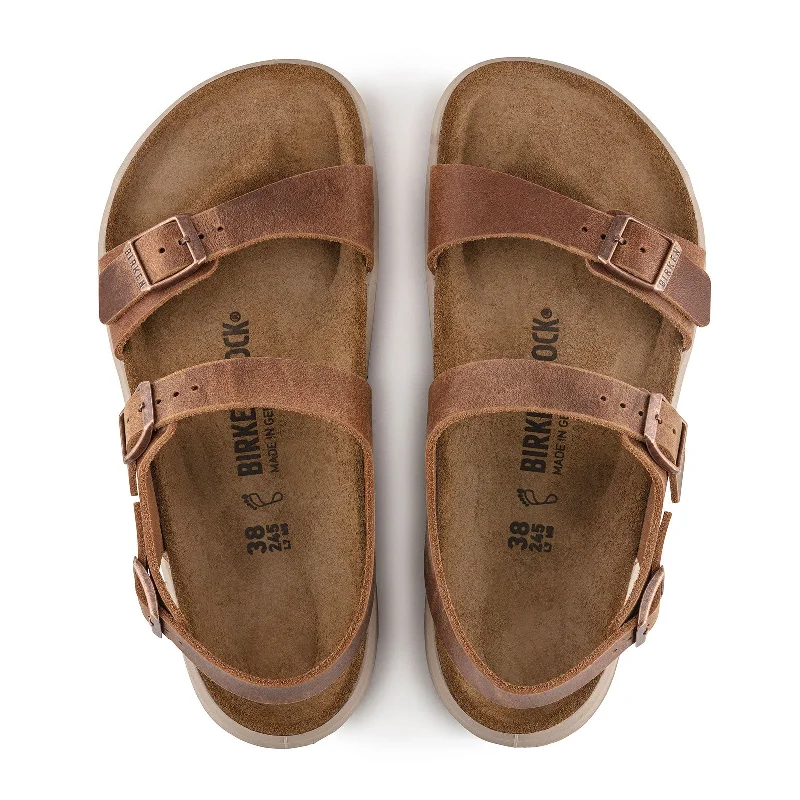 Birkenstock Sonora CT Backstrap Sandal (Women) - Ginger Brown Oiled Leather