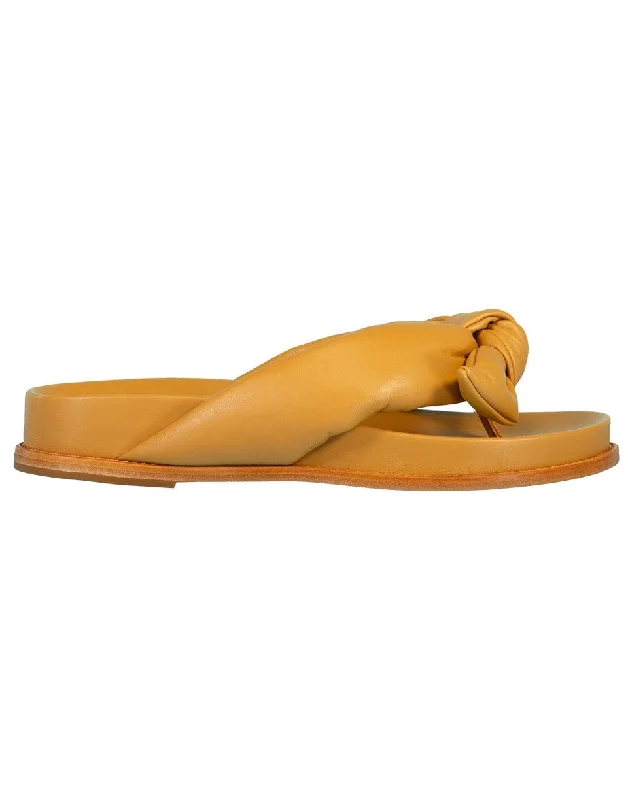 Clarita Soft Leather Sandal - Butterscotch