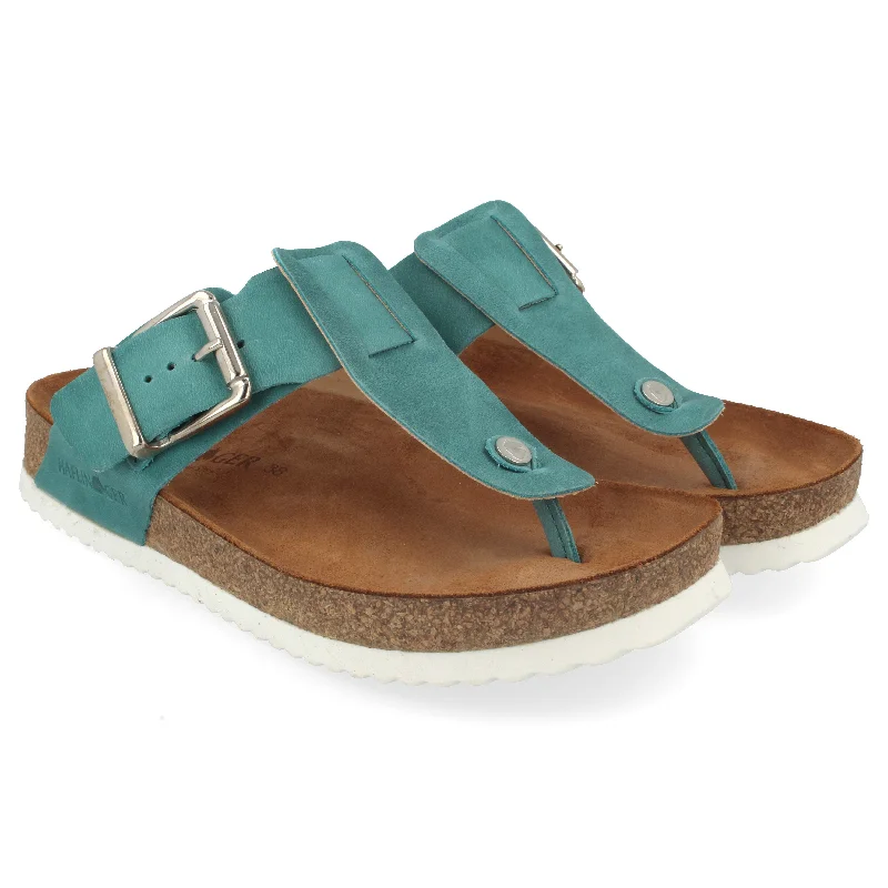 *FINAL SALE*Cora - Aqua Leather