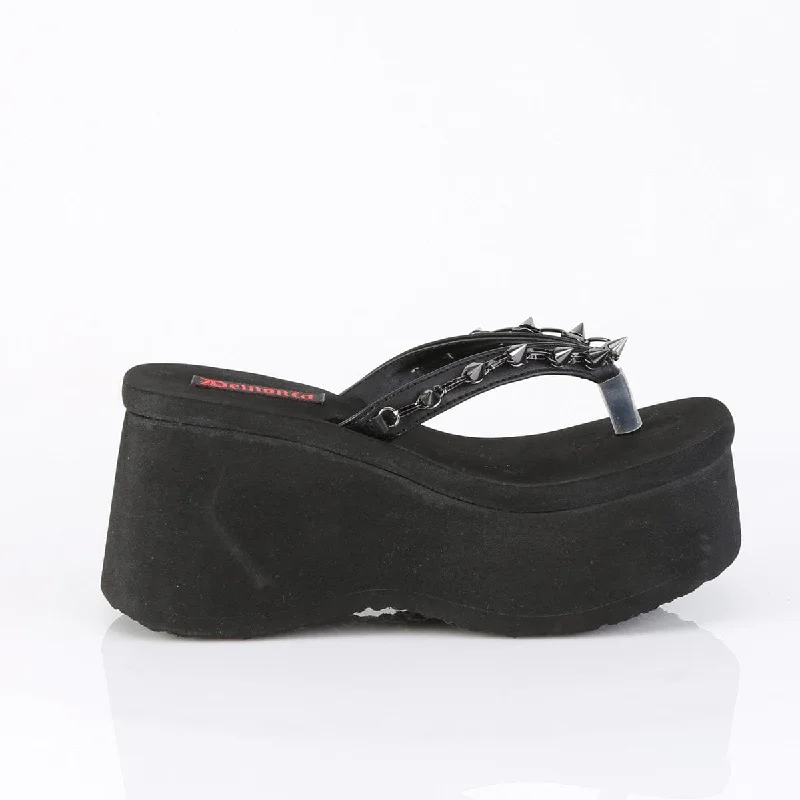 FUNN-35 Black Vegan Leather