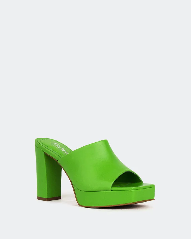 Republic, Green Leather/Cuir Vert