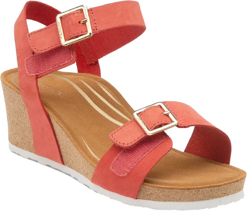 Women's Aetrex Lexa Coral Leather