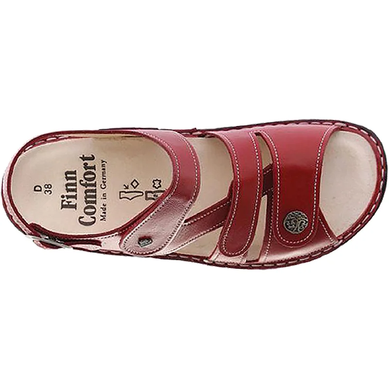 Women's Finn Comfort Gomera Soft Red Leather