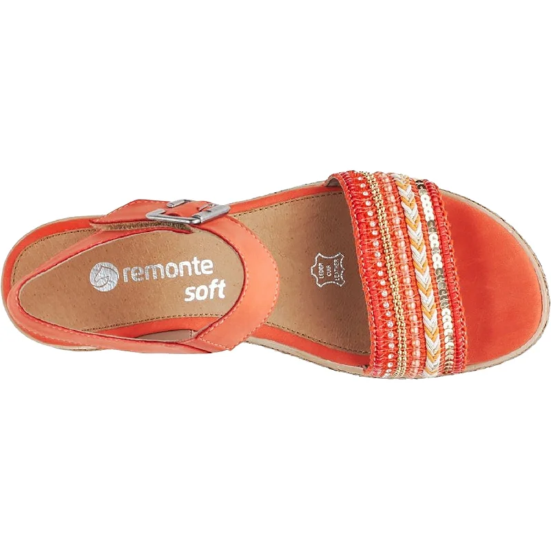 Women's Remonte D3051-33 Jerilyn 51 Coralle/Blut Orange Leather