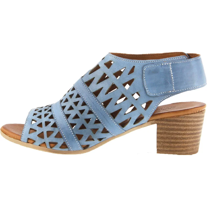 Women's Spring Step Dorotha Blue Leather