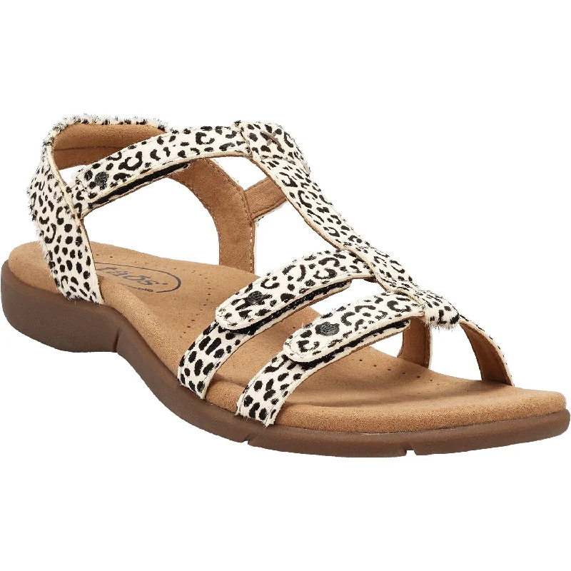 Women's Taos Trophy 2 Black/White Cheetah Leather