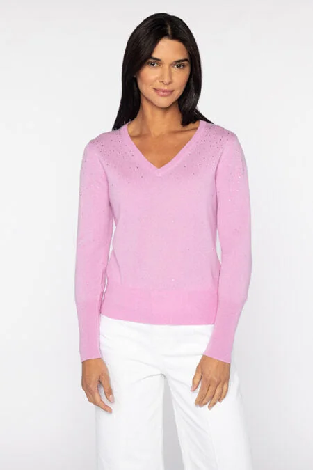 Kinross Cashmere Crystal Vee