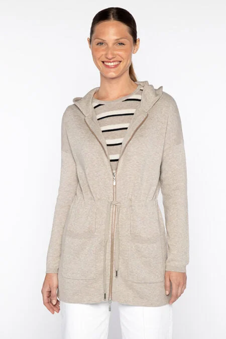 Kinross Cashmere Doubleknit Anorak Warm sweaters