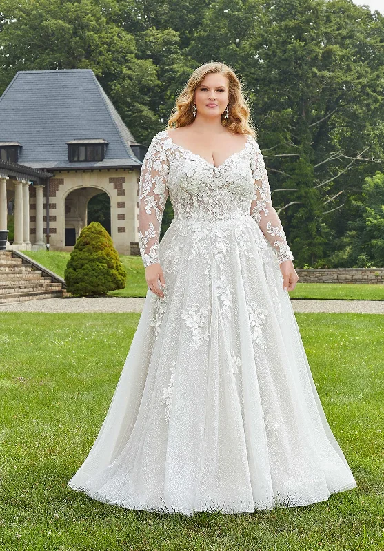 Julietta - 3354 - Emberly - Cheron's Bridal, Wedding Gown A-line Wedding Gown