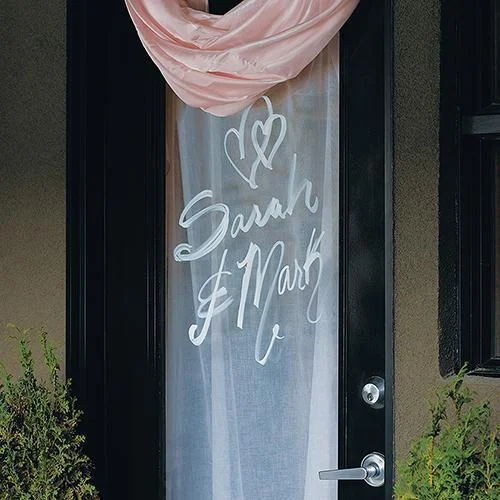 Liquid Chalk Wedding Marker (Pack of 1) Off-shoulder Gown