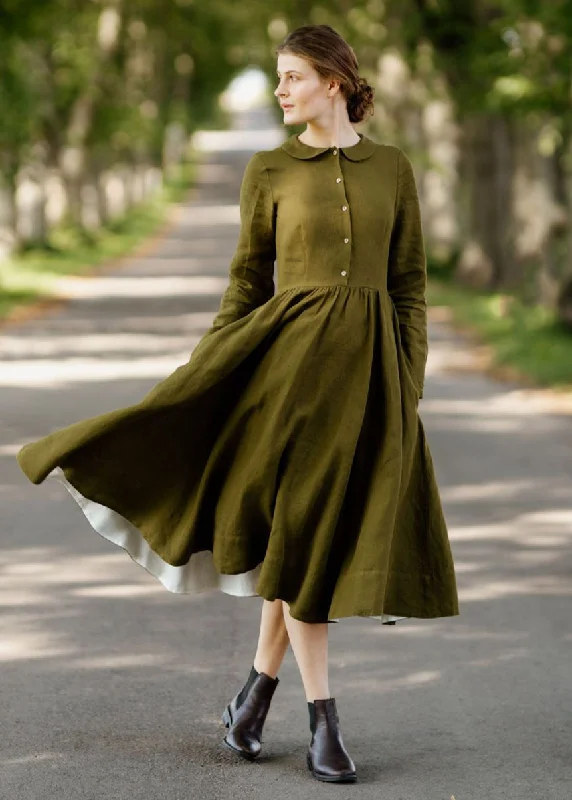 Classic Dress, Long Sleeve Best midi dresses for tall women