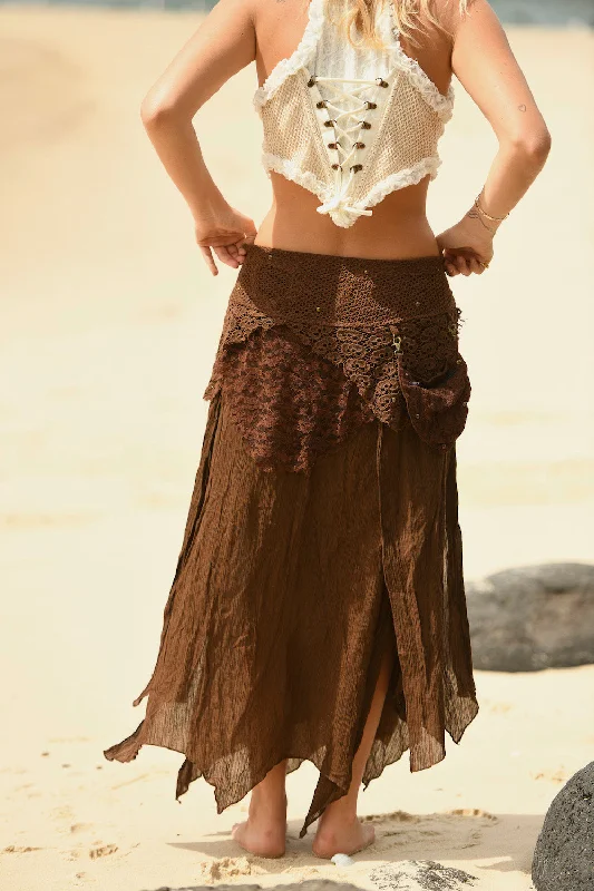 FOREST SKIRT BROWN Boho unclassified skirts