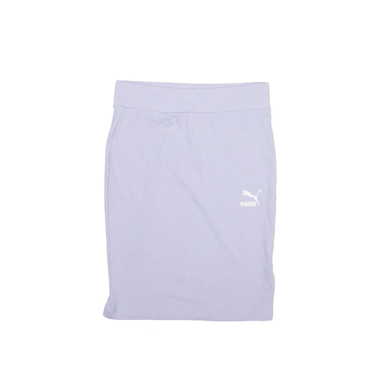 PUMA Short Bandage Skirt Purple Womens S