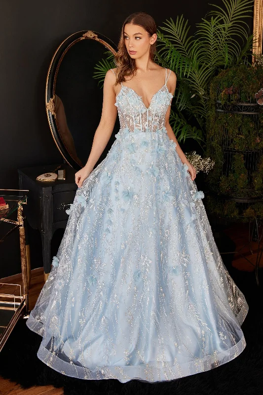 Cinderella Divine CB105 Spaghetti Strap Ball Gown Fashion Nova party dresses