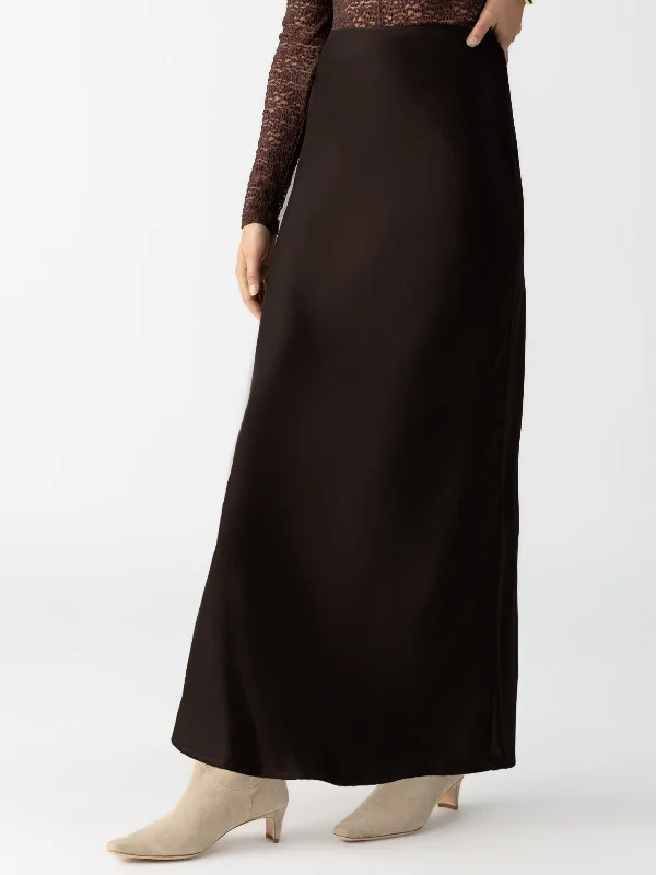 Everyday Mid-Rise Maxi Skirt Coffee Knit Maxi Skirt