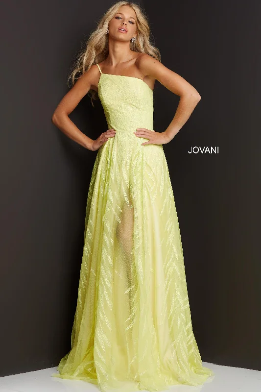 Jovani 07251 One Shoulder Long Prom Gown Modest party dresses