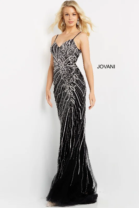 Jovani 06326 Spaghetti Strap Long Evening Dress Garden party dresses