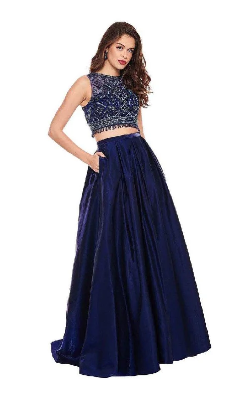 Rachel Allan Prom Two Piece Long Ball Gown 6632 Stretchy party dresses