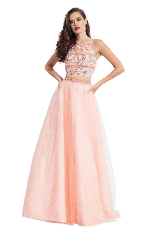 Rachel Allan Prom Long Two Piece Ball Gown 6036 Tulle party dresses