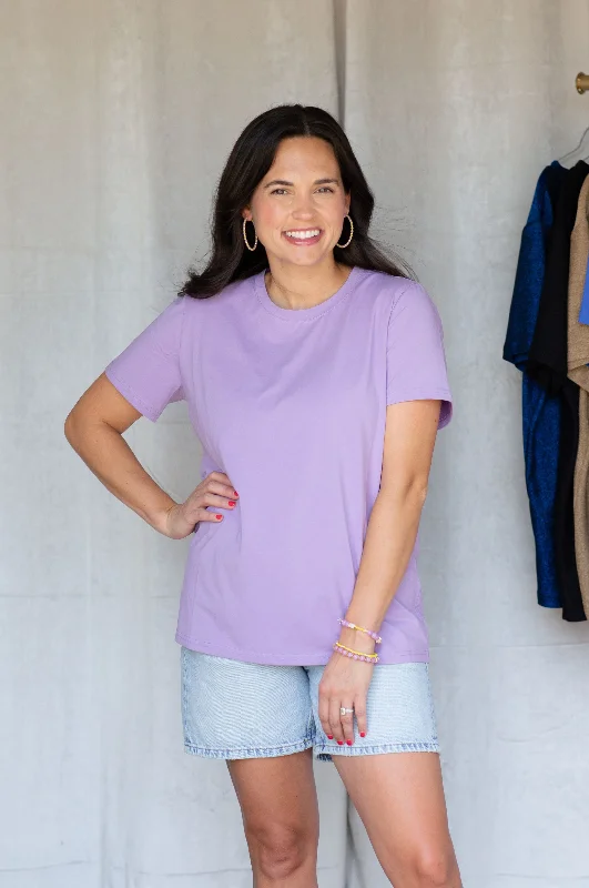 Classic SoSis Signature Tee (lilac) Velvet unclassified dresses