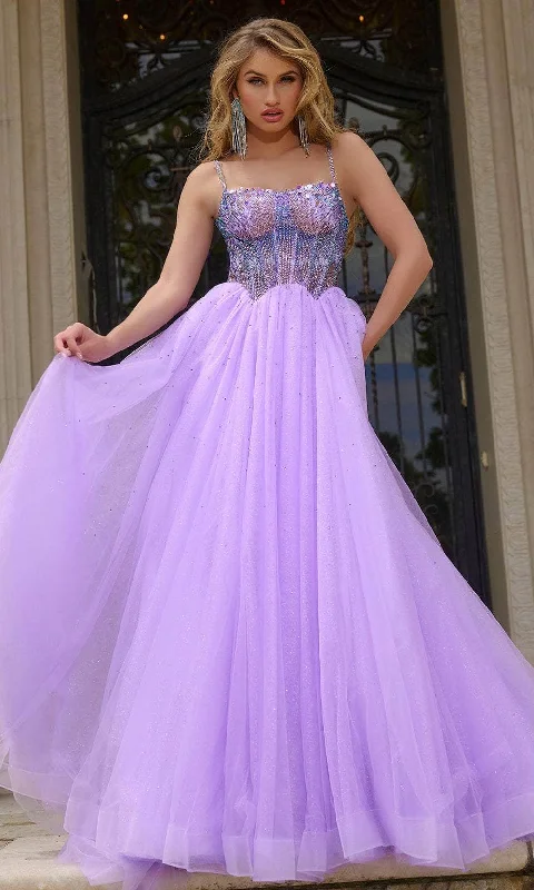 Jovani 44511 - Studded Rhinestone Glitters Prom Dress Fashionable unclassified dresses