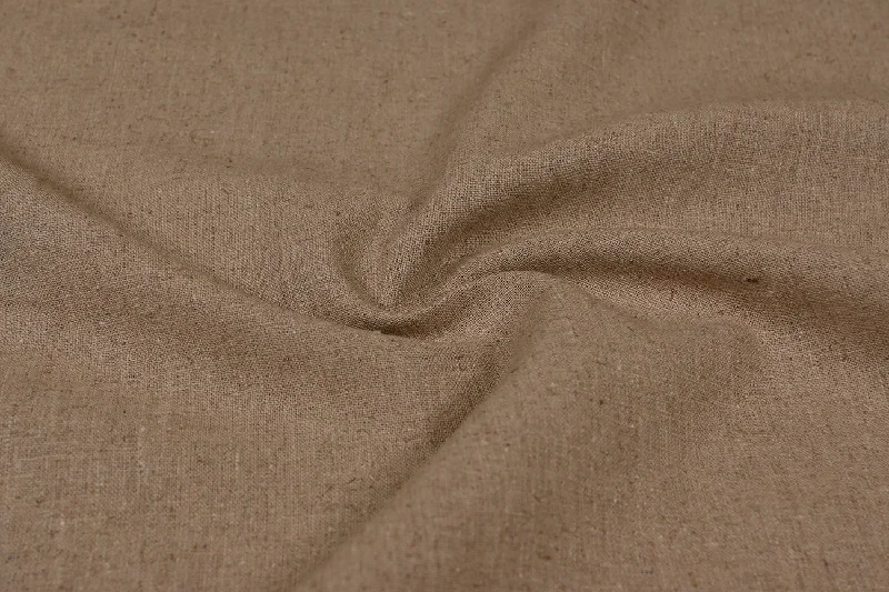 Natural Brown Plain 20s Hemp Fabric Popular unclassified dresses