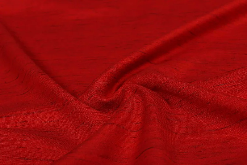 Red Plain Cotton Viscose Fabric Backless unclassified dresses