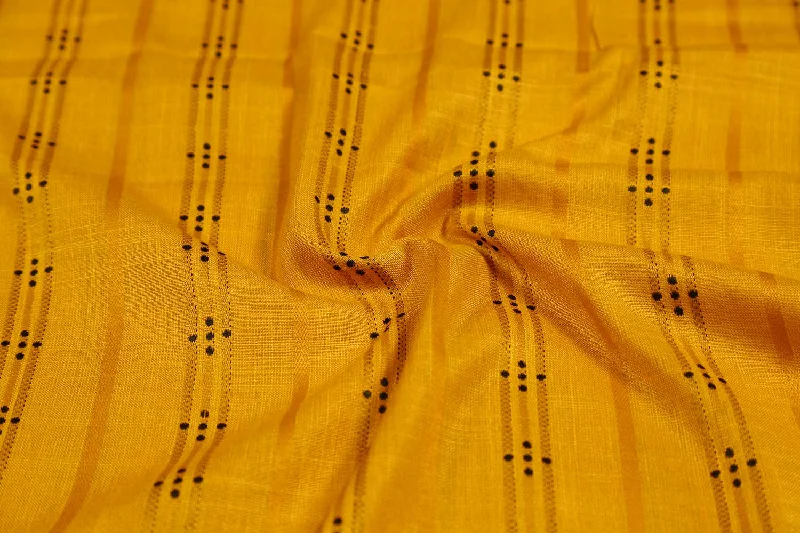 Yellow Stripes Yarn Dyed Viscose Blend Dobby Fabric Plus size unclassified dresses