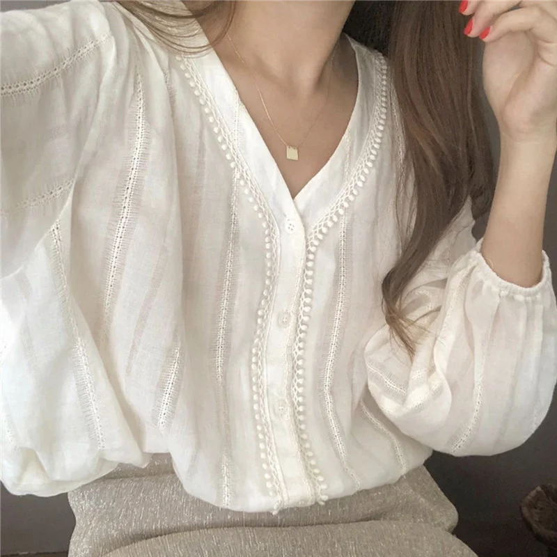 2023 spring summer autumn women casual chiffon shirt woman female OL blouse women Vq10 Relaxed Shirt Dress