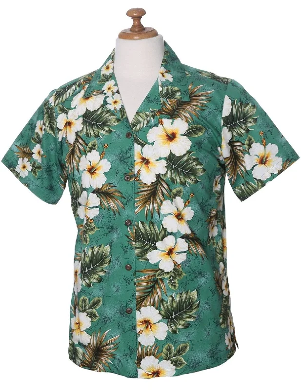 Kalea Women's Camp Hawaiian Shirt