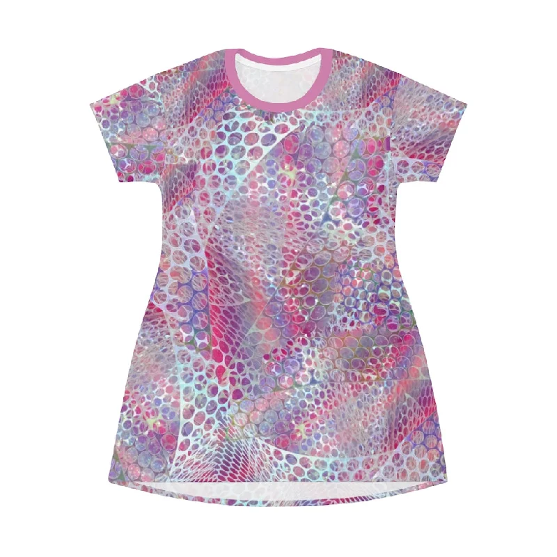 Zenon Iguana T-Shirt Dress Flowy Shirt Dress