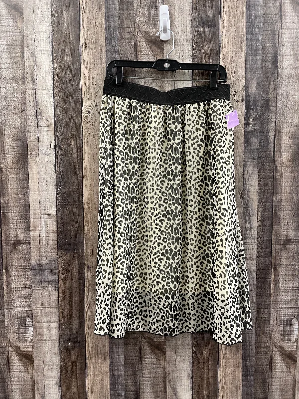 Animal Print Skirt Midi Lularoe, Size L Elegant Midi Look