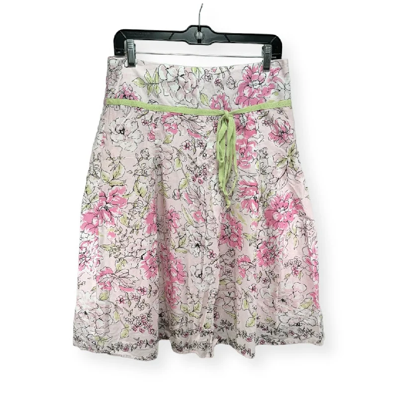 Floral Skirt Midi Miss Me, Size L Trendy Midi Skirt