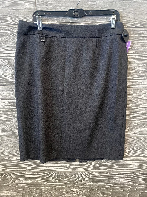 Grey Skirt Midi Calvin Klein, Size L Tulle A-line Skirt