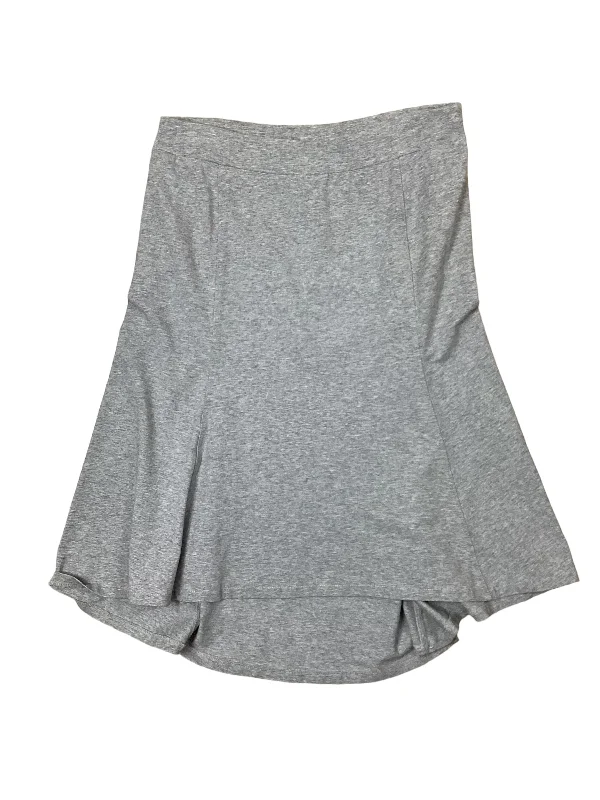 Grey Skirt Midi J. Jill, Size 10 Midi Skirt with Pockets