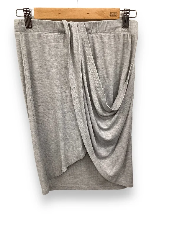 Grey Skirt Midi Splendid, Size S Midi Skirt Trend