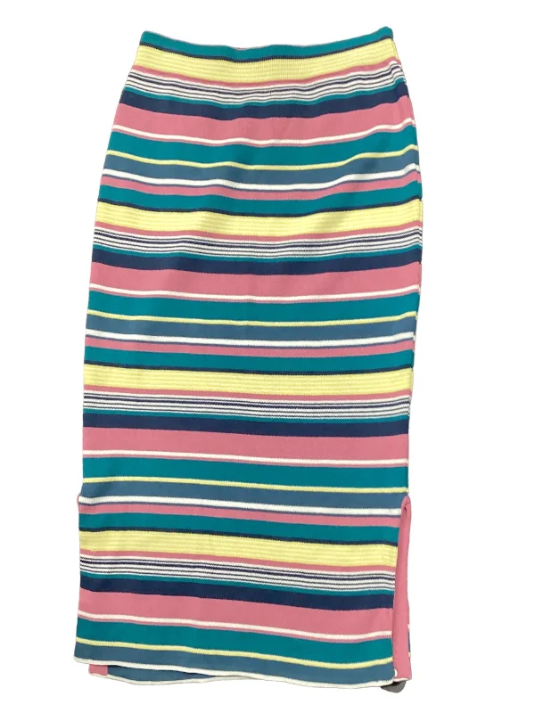 Multi-colored Skirt Midi Maeve, Size M Soft A-line Skirt