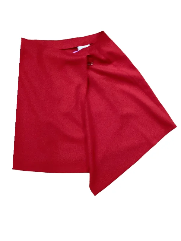 Red Skirt Midi Agb, Size 14 Midi Skirt Blouse